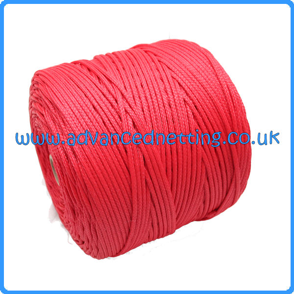 3mm Red Braided PE Twine (2 kilo Spool) - Click Image to Close