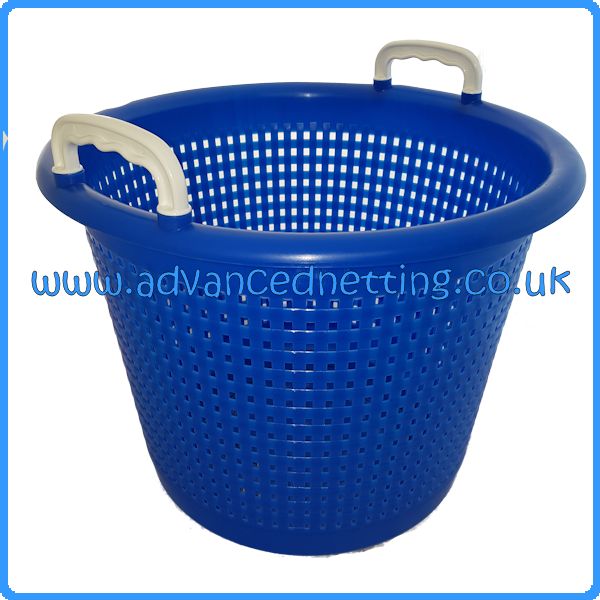 Blue Plastic 44ltr Fish Basket