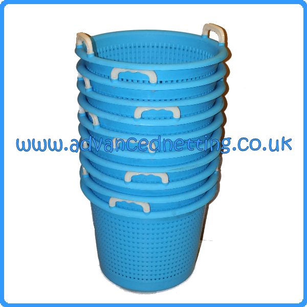 Blue Plastic 44ltr Fish Basket