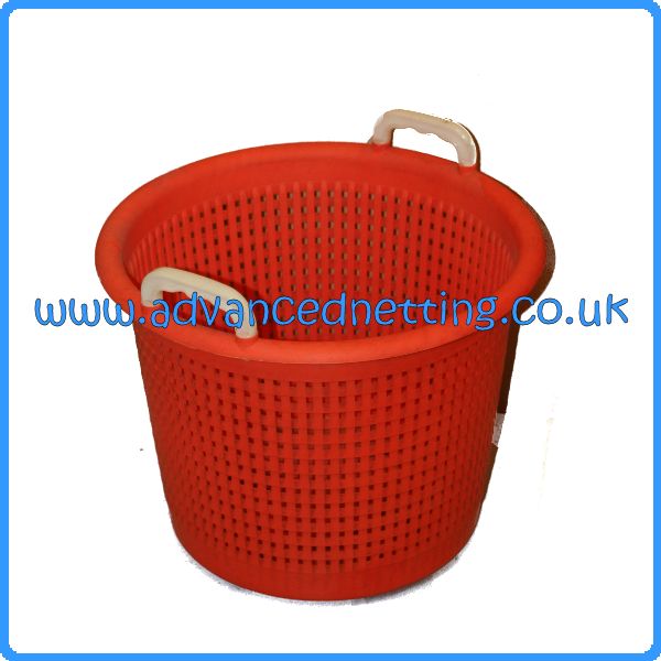 Orange Plastic Fish Basket [ABASKO] £12.50 Advanced Netting Ltd, No.1 for Commercial Fishing