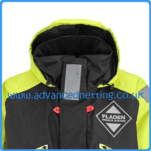 Fladen Flotation Jacket 22 846 Black Yellow Advanced Netting No