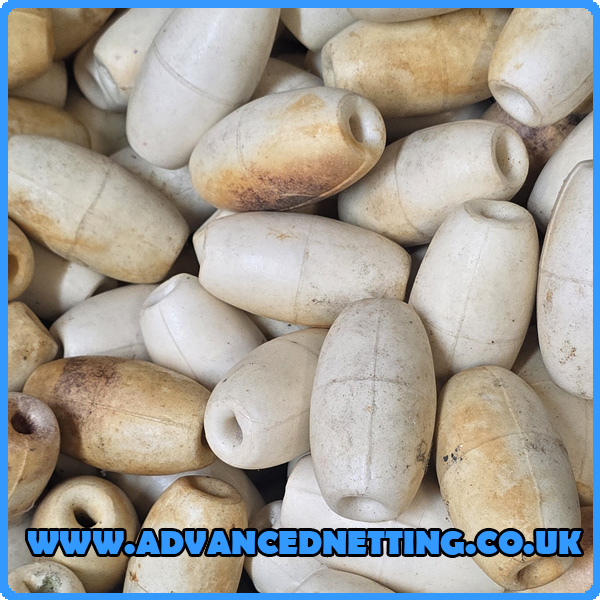 Bag of 50 USED GF-09 Gill Net Floats (95g) 