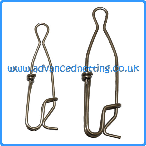 Stainless Steel Long Line Clips : Advanced Netting, No.1 for