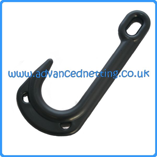 Large Black Pot/Creel Hook - Click Image to Close