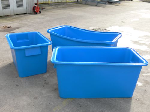 Blue Leach & Turner Net Bin - Click Image to Close